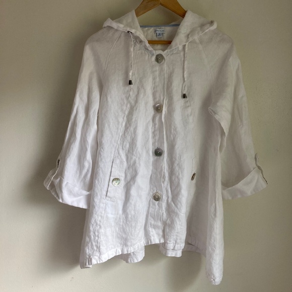 Sigrid Olsen women’s 100% linen jacket - Picture 1 of 8